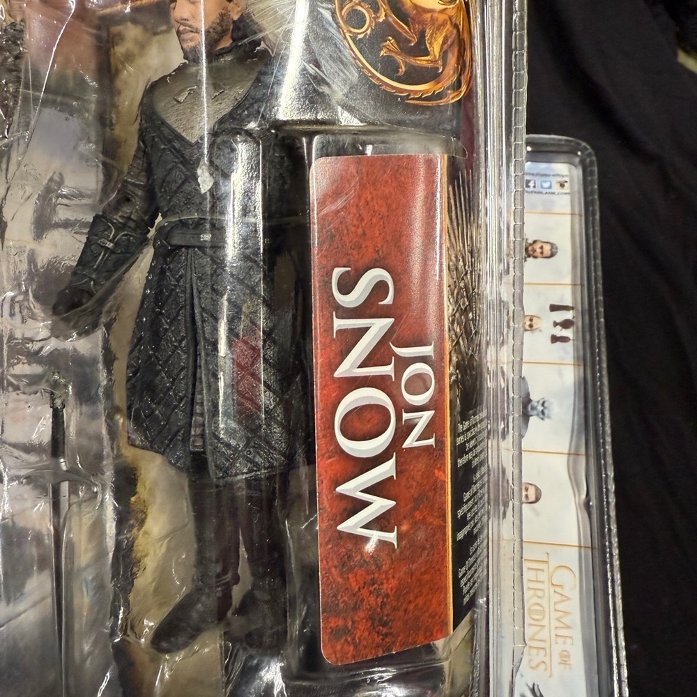 HBO Game of Thrones Action Figures Set Of 3 JonSnow, Arya, McFarlane Toys NEW - Picture 8 of 16